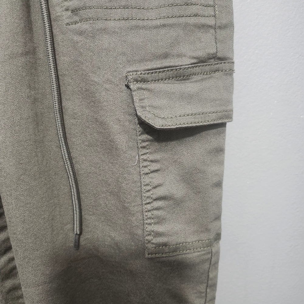 Telepatia Womens Olive Green Cargo Jogger Pants Size 27 - Picture 3 of 7